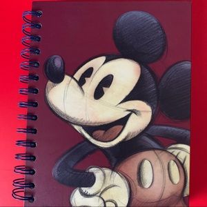 Disney Vintage Mickey Mouse Spiral Notebook NEW